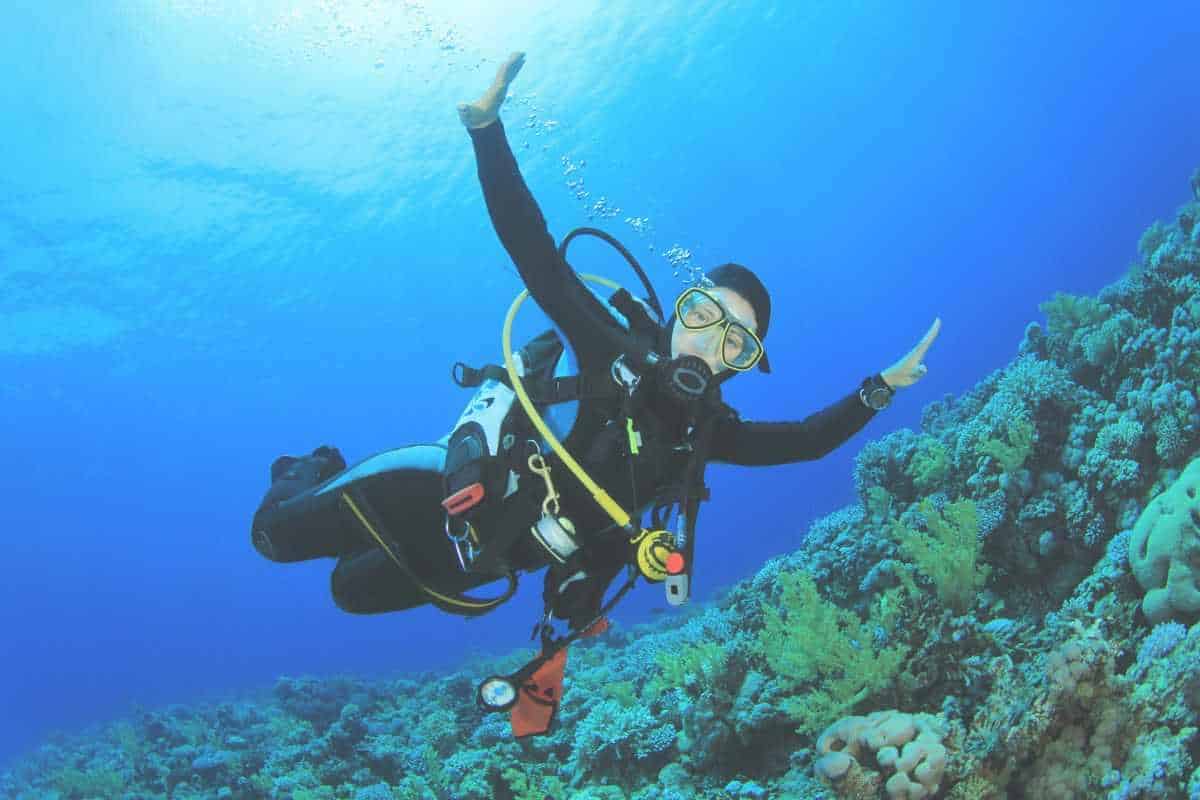 outdoor adventures - scuba diving