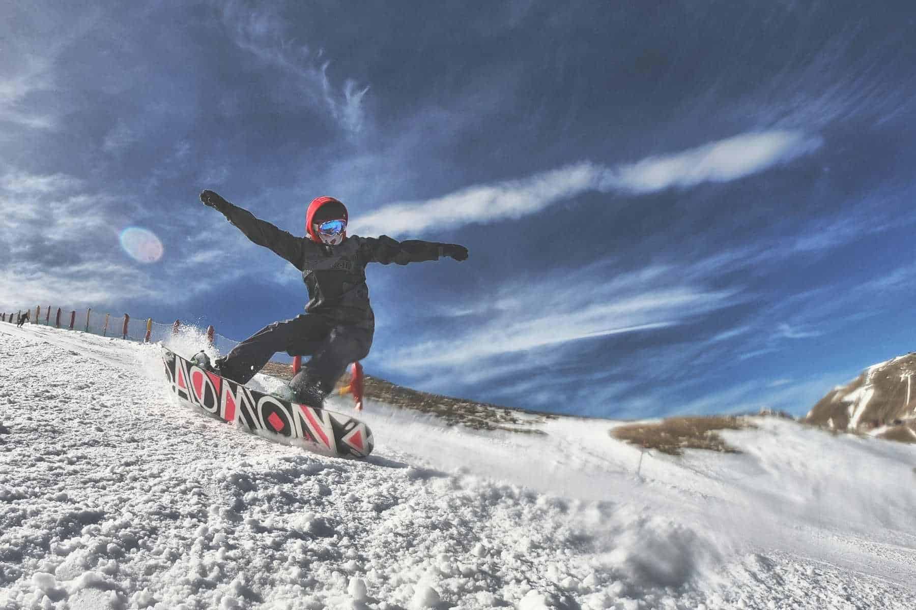 outdoor adventures - snowboarding