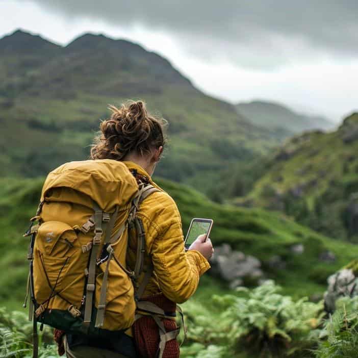 day hiking checklist - hiking technology